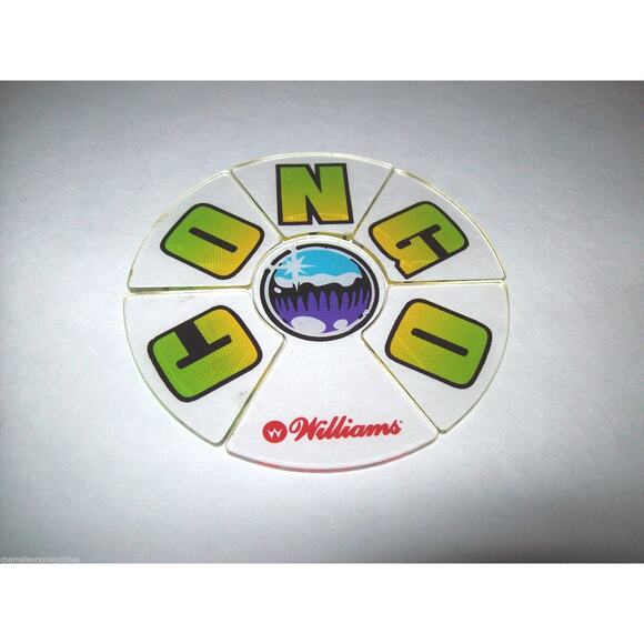 Congo Original 1995 Pinball Machine Plastic Promo 6 Piece Game Puzzle Vintage - Picture 2 of 2